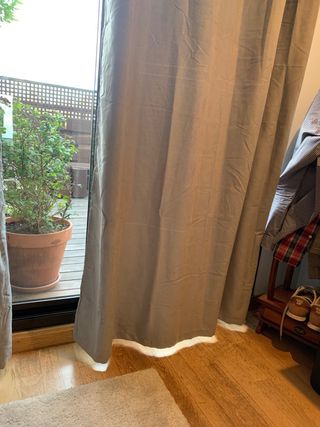 Cortinas Grises - 2 Unidades