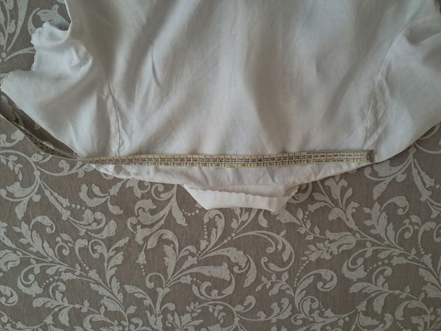 Camicia vintage bianca ricamata