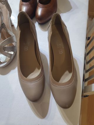 Zapatos mujer cuero