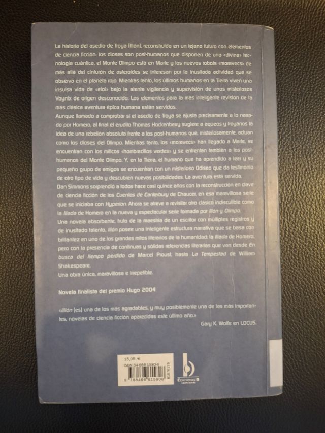 La rebelión (Ilion Vol. II)
