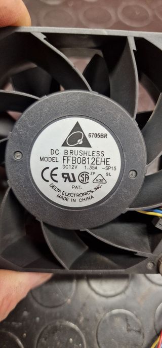 2 Ventole Delta 12V FF0812EHE