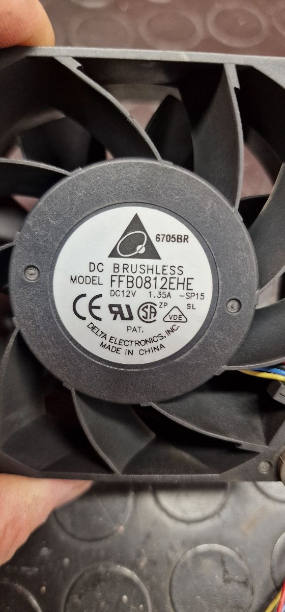 2 Ventole Delta 12V FF0812EHE