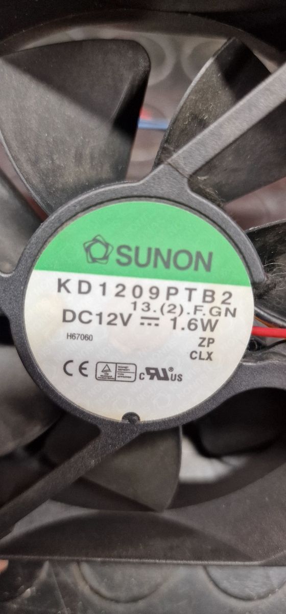 2 Ventole Delta 12V FF0812EHE