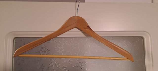 Appendiabiti di legno 10 pezzi