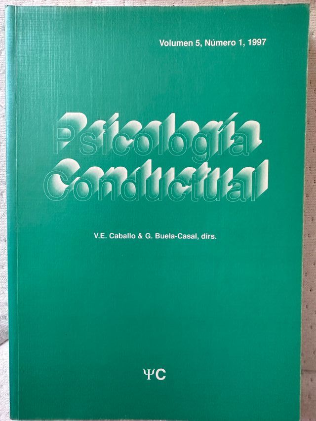 Psicología conductual volumen 5 1