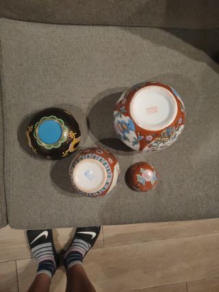 Jarrones porcelana oriental - Decorativos