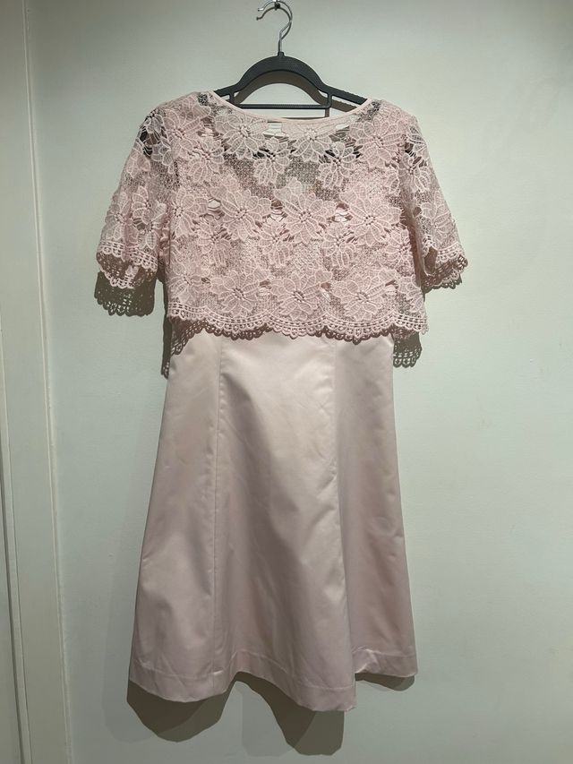 Vestido encaje rosa