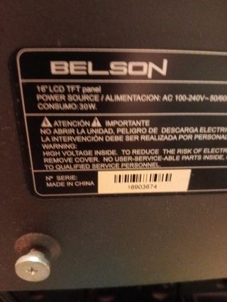 Televisor 16" - TV LCD