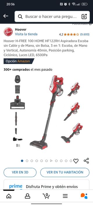 Tubo, hoover h-free 100 home