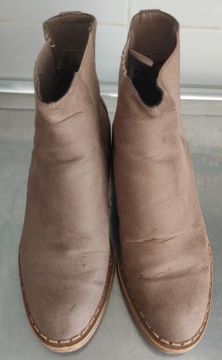 Botines Bershka beige