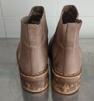 Botines Bershka beige