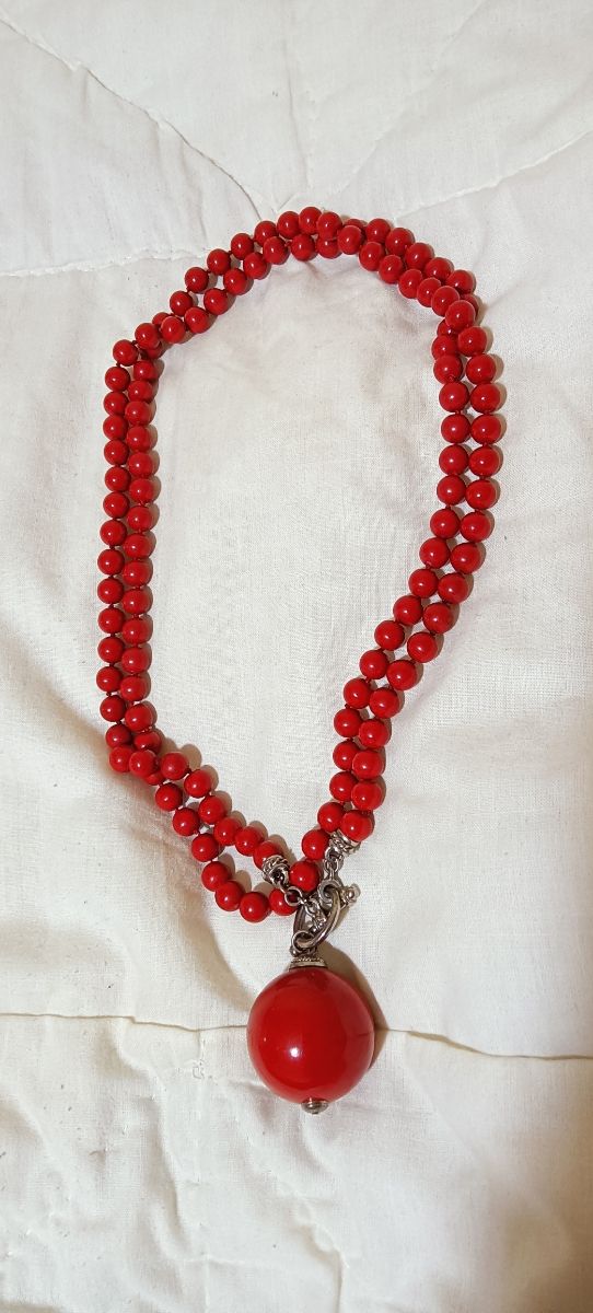 Collar Vintage Multiposición Rojo