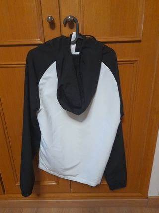 Sudadera Nike c/ capucha blanco-negro