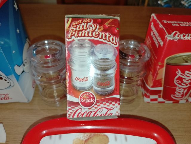 LOTE ARTÍCULOS COCA COLA VINTAGE