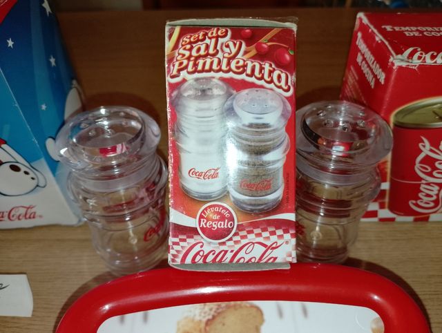 LOTE ARTÍCULOS COCA COLA VINTAGE