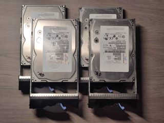 Lote 4 discos duros SAS IBM 450GB 15K