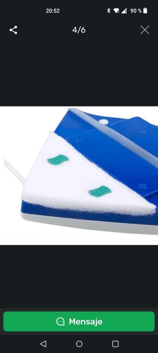 Limpia cristales magnético