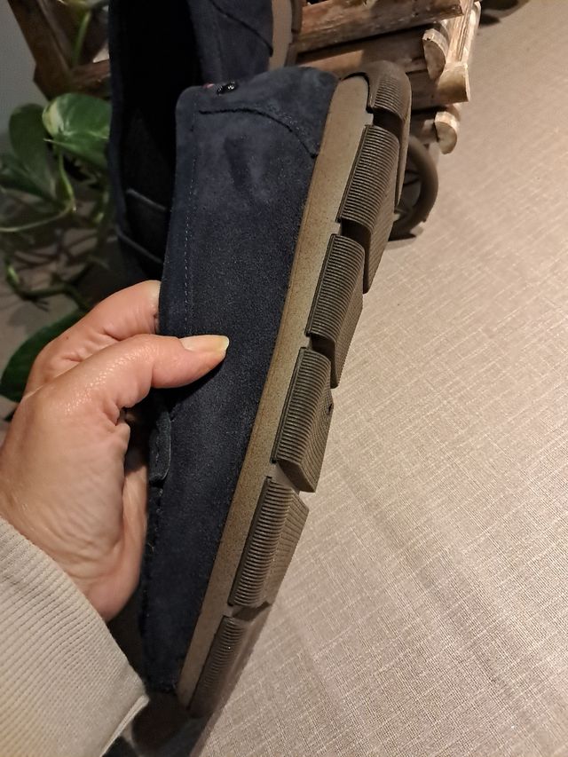 Mocasines color azul marino