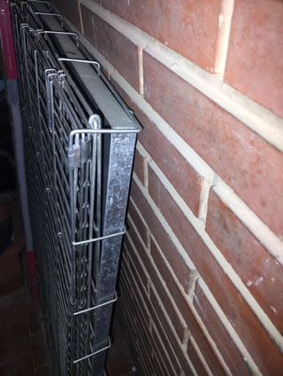 Jaula metálica para mascotas 120x80x80cm