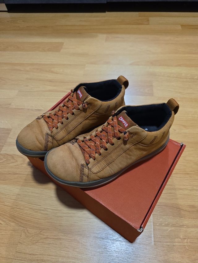 Zapatillas Camper Piel Marrón 39 hombre