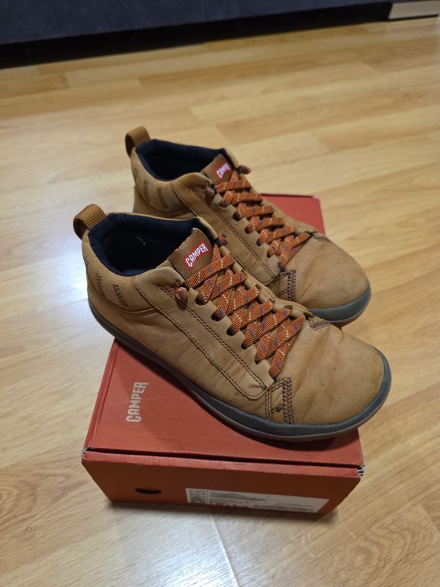 Zapatillas Camper Piel Marrón 39 hombre