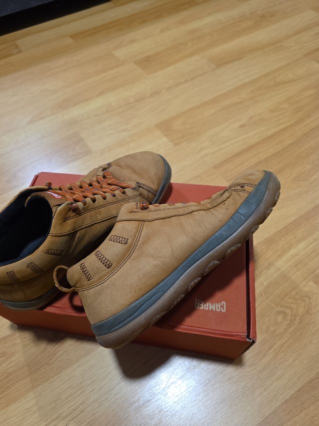Zapatillas Camper Piel Marrón 39 hombre
