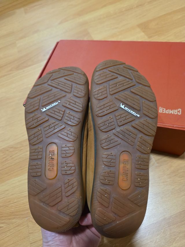 Zapatillas Camper Piel Marrón 39 hombre