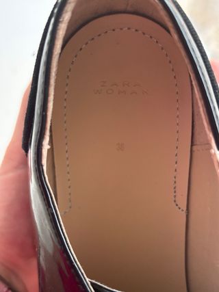Zapatos Zara mujer - negros, talla 38