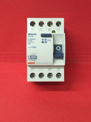 Interruptor diferencial 4x40A 30mA