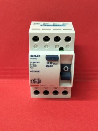 Interruptor diferencial 4x40A 30mA