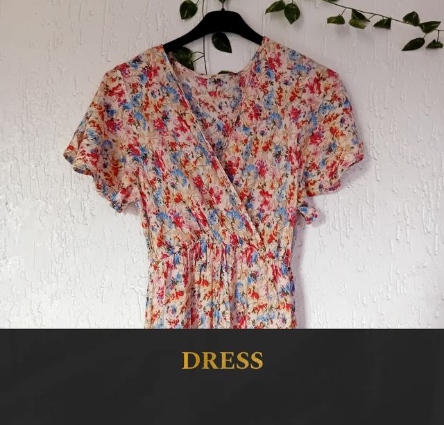 Vestido floral multicolor