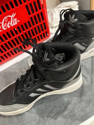 Adidas DropStep - zapatillas altas negras