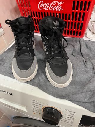 Adidas DropStep - zapatillas altas negras