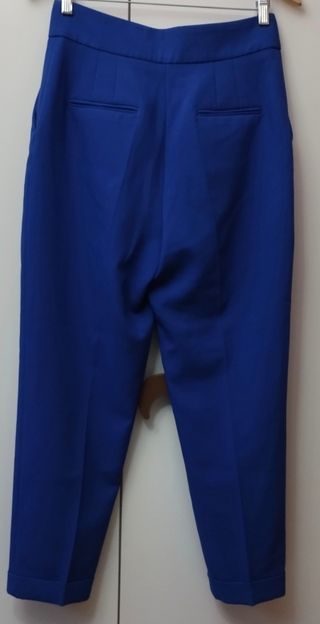 Pantalón azulón mujer Zara talla M