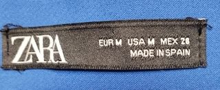 Pantalón azulón mujer Zara talla M