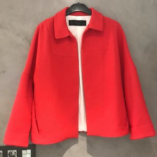 Blazer rojo coral Zara