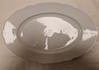 Dos bandejas porcelana Bavaria