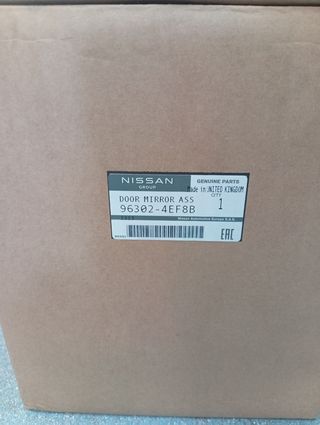 Retrovisor Nissan Qashqai Izquierdo con cámara


