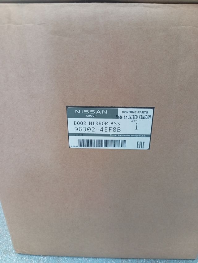 Retrovisor Nissan Qashqai Izquierdo con cámara