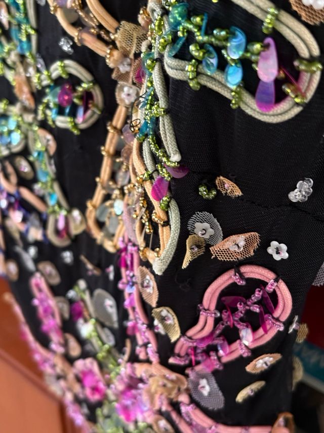 Top D'Orsay lentejuelas - Talla M