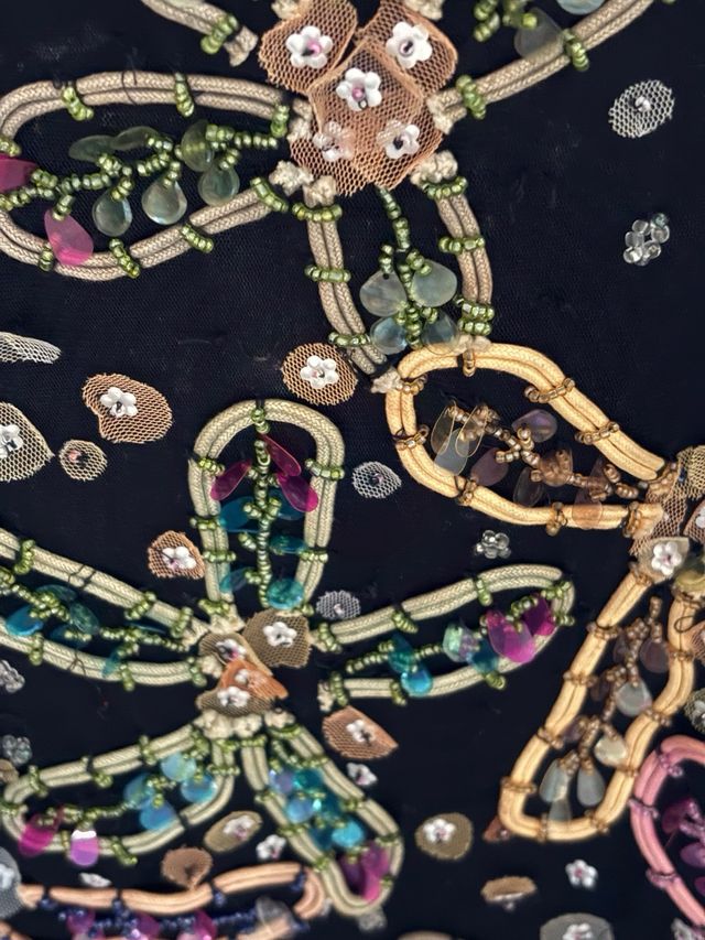 Top D'Orsay lentejuelas - Talla M