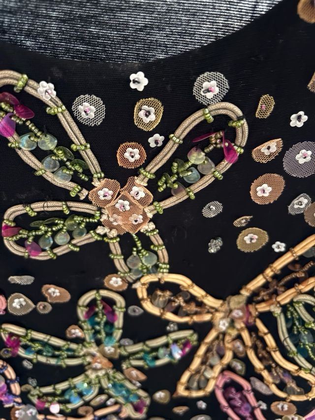 Top D'Orsay lentejuelas - Talla M