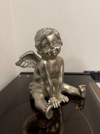 Angelo Cherubino Argentato Scultura arredo