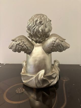 Angelo Cherubino Argentato Scultura arredo