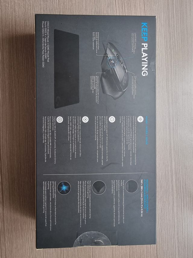 ⚠️COMBO Logitech G502X + Alfombrilla G240 NUEVO⚠️