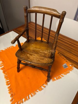 Sedia Bambù Vintage Marrone