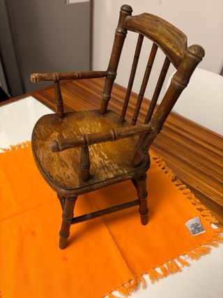 Sedia Bambù Vintage Marrone