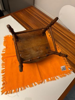 Sedia Bambù Vintage Marrone