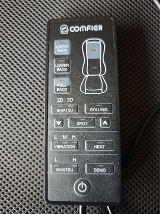 Masajeador espalda-asiento