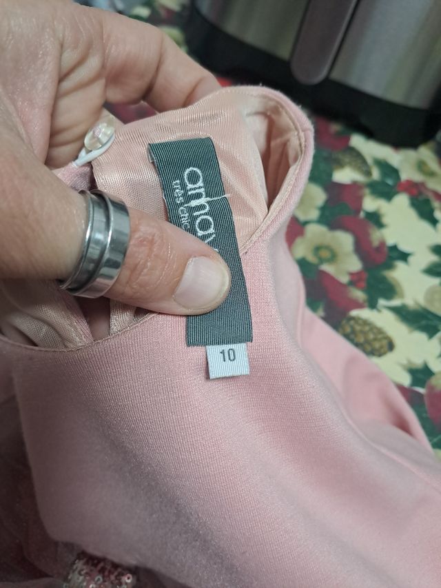 Vestido niña 10 años rosa